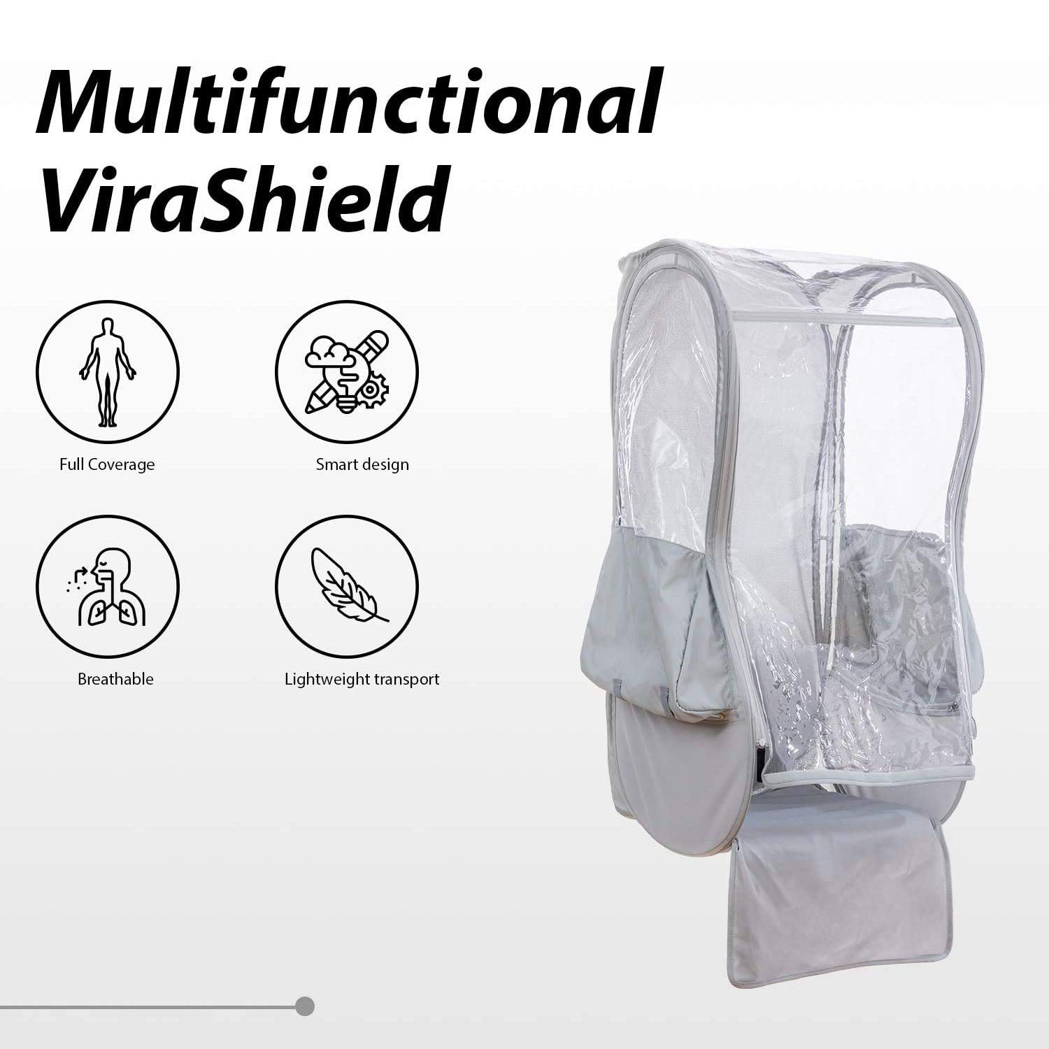 Moving Life ViraShield Multi-Use Personal Enclosure | Portable 360 ...