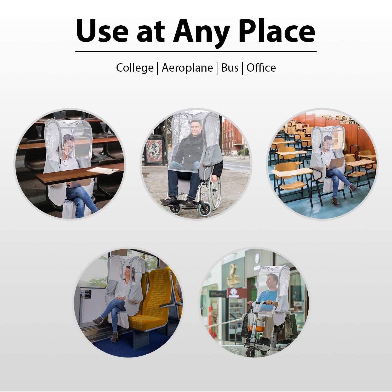 Moving Life ViraShield Multi-Use Personal Enclosure | Portable 360 ...