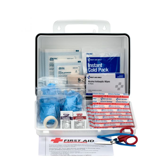 First Aid Only 25 Person Office First Aid Kit, 131 Pieces, Plastic Case