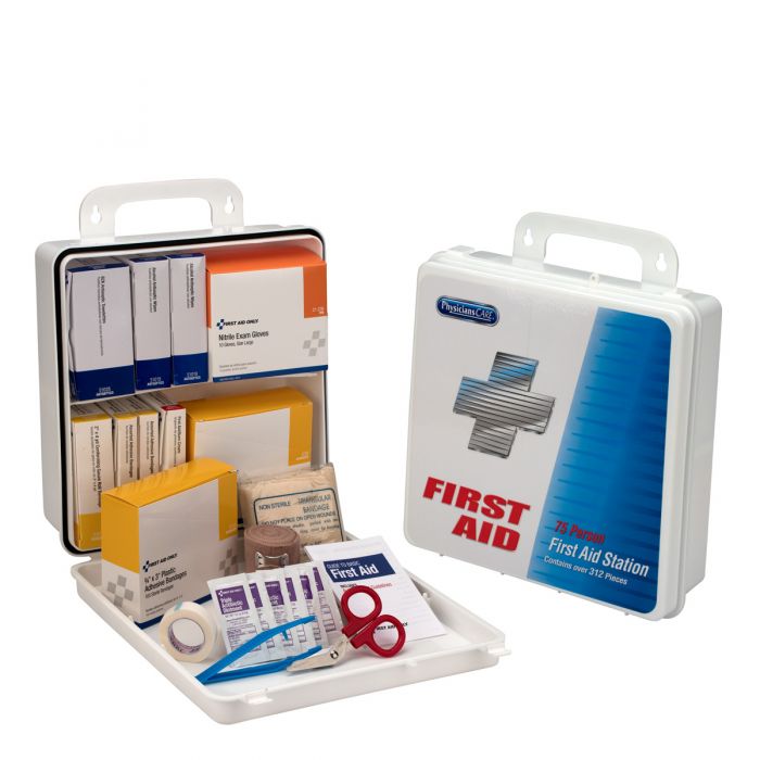 First Aid Only 75 Person Office First Aid Kit, 312 Pieces, Plastic Case