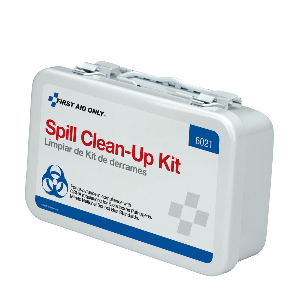 First Aid Only 21-Piece Bloodborne Pathogen (BBP) Spill Kit in Weatherproof Steel Case