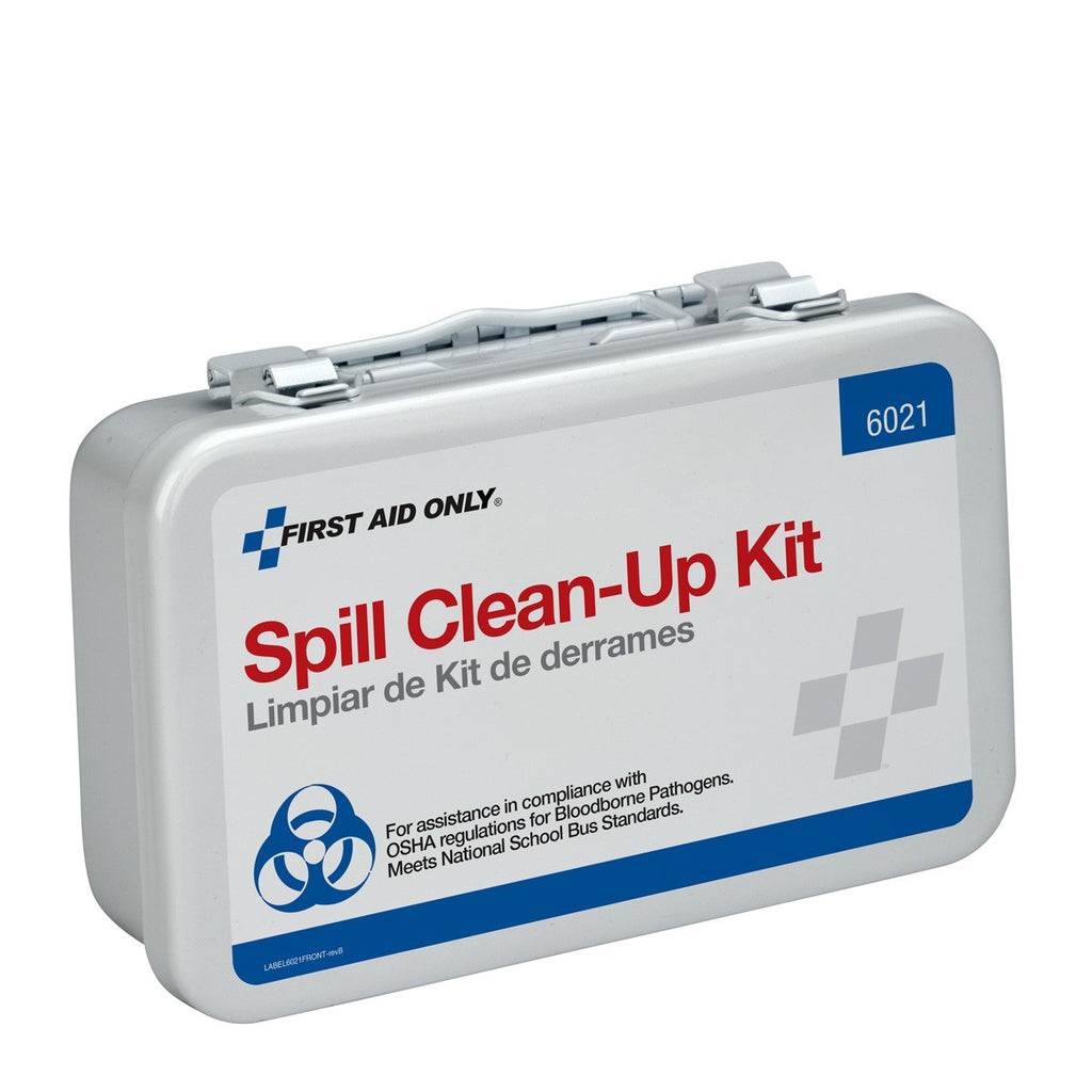 First Aid Only 21-Piece Bloodborne Pathogen (BBP) Spill Kit in Weatherproof Steel Case