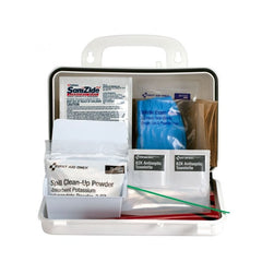First Aid Only 20 Piece Blood Borne Pathogen Spill Clean Up Kit, Plastic Case