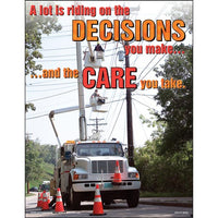 JJ Keller Bucket Truck Safety Training for Operators Program - Awareness Poster