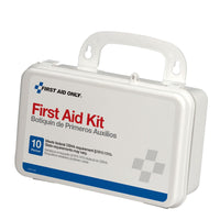 First Aid Only 10 Person First Aid Kit, Weatherproof Plastic Case