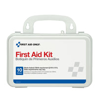 First Aid Only 10 Person First Aid Kit, Weatherproof Plastic Case
