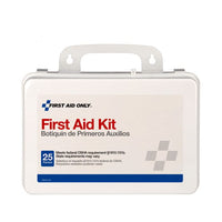 First Aid Only 25 Person OSHA First Aid Kit, Weatherproof Plastic Case, Custom Logo (Pack of 10)