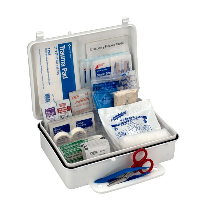 First Aid Only 25-Person OSHA First Aid Kit | Custom Logo Weatherproof Plastic Case