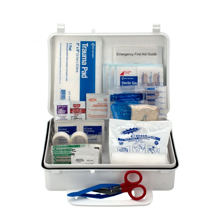First Aid Only 25-Person OSHA First Aid Kit | Custom Logo Weatherproof Plastic Case