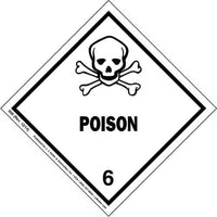 JJ Keller Class 6 Poison Labels, Poly (Pack of 500)