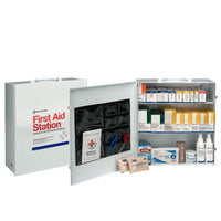 First Aid Only 100 Person 3 Shelf First Aid Steel Cabinet(Pack of 2)