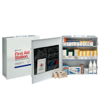 First Aid Only 100 Person 3 Shelf First Aid Steel Cabinet, Custom Logo(Pack of 3)