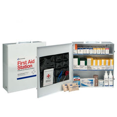 First Aid Only 100 Person 3 Shelf First Aid Steel Cabinet, Custom Logo