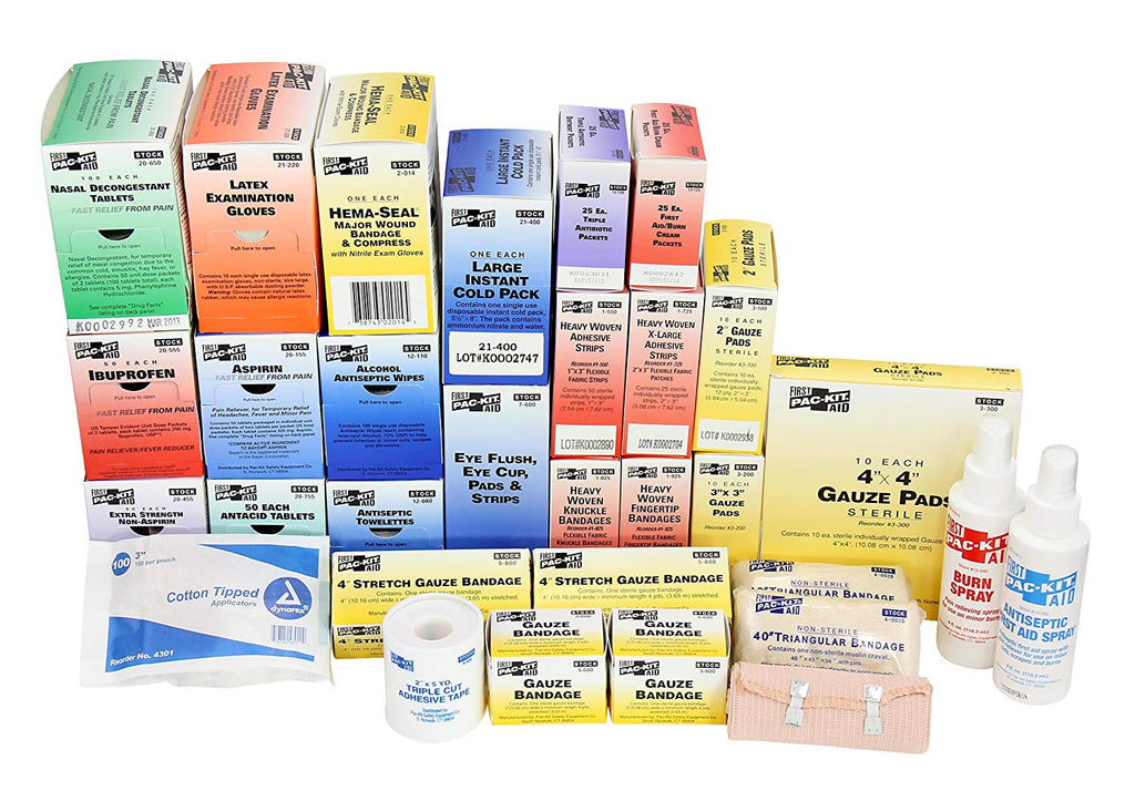 First Aid Only 4-Shelf Industrial First Aid Station Refill (150-200 Person)