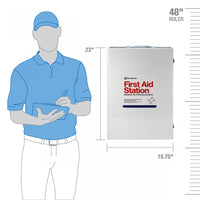 First Aid Only 4 Shelf OSHA First Aid Station(Pack of 2)