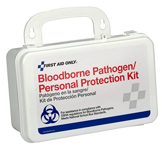 First Aid Only Unitized BBP Spill Clean-Up Kit in Plastic Case with Custom Logo
