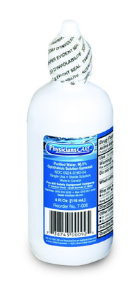 First Aid Only Eye Wash Solution, 4 Ounce Bottle (Case of 48)