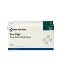 First Aid Only Eyewash, 1 oz., 2 Per Box(Pack of 50)