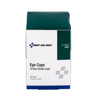 First Aid Only Non-Sterile Eye Cups, 10 Per Box