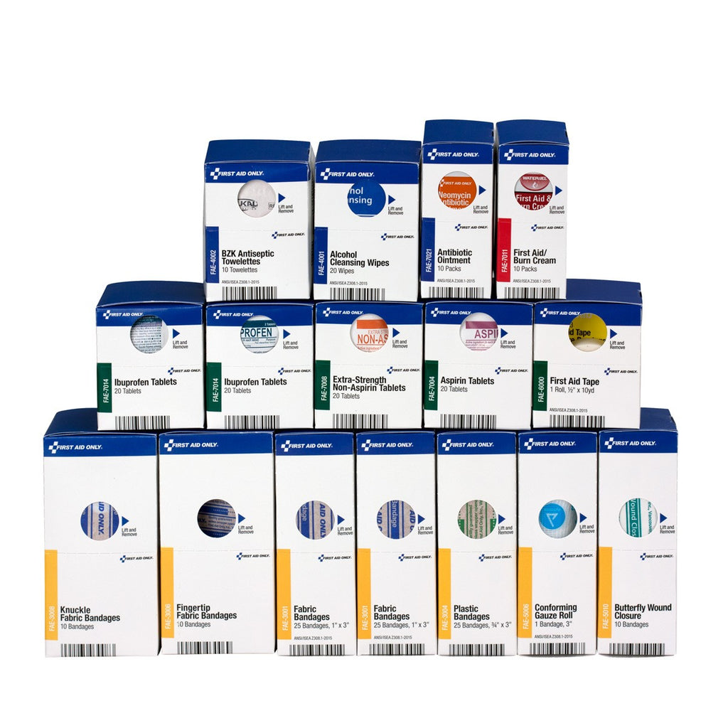First Aid Only SmartCompliance Cabinet Medication Refill Pack