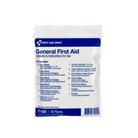 First Aid Only First Aid Triage Pack - General First Aid (Pack of 50)
