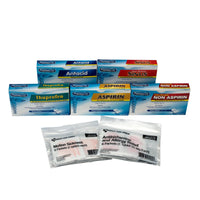 First Aid Only 78 Piece First Aid Triage Pack - Necessary Medications(Pack of 20)