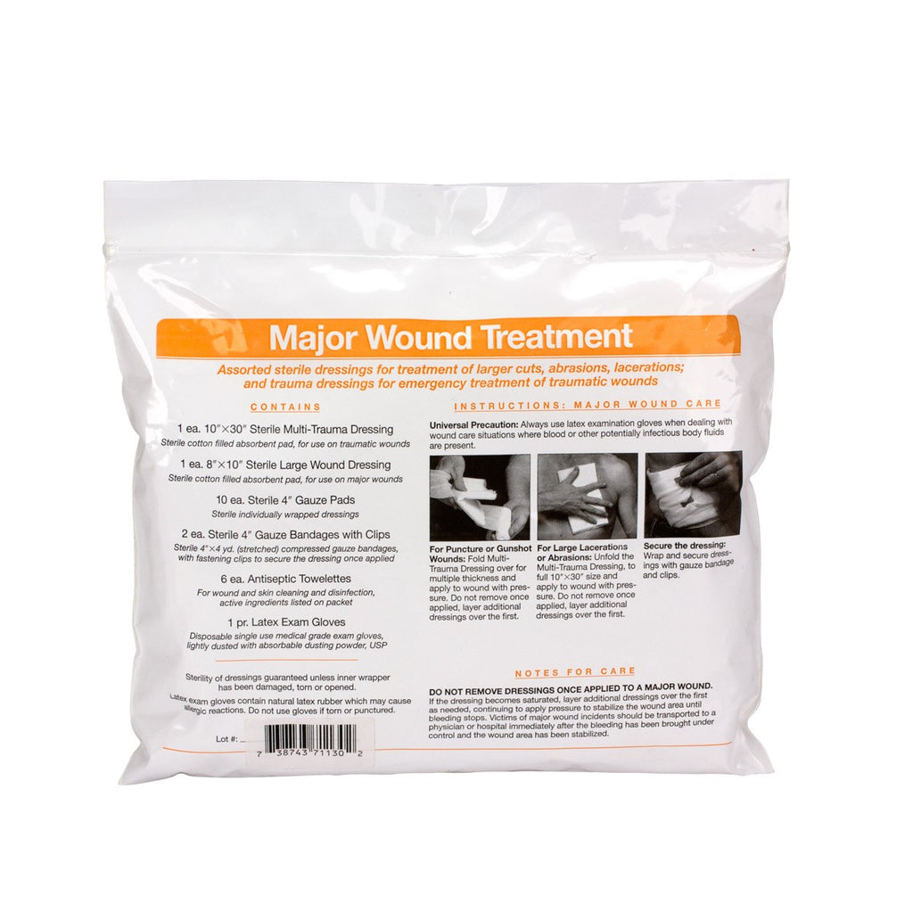 First Aid Only 22 Piece First Aid Triage Pack for Major Wound Treatment