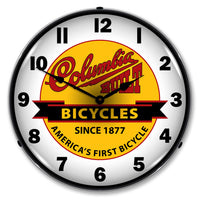 Columbia Bicycles "America's First Bicycle" 14" LED Wall Clock