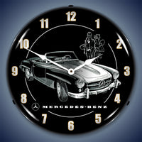 Mercedes Benz 14" LED Wall Clock