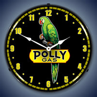 Polly Gas 14" LED Wall Clock