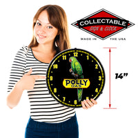 Polly Gas 14" LED Wall Clock