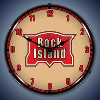 Rock Island Railroad 14" LED Wall Clock