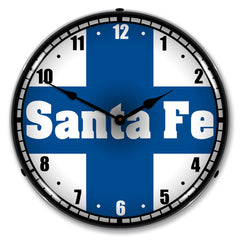 Santa Fe Railroad 14" LED Wall Clock