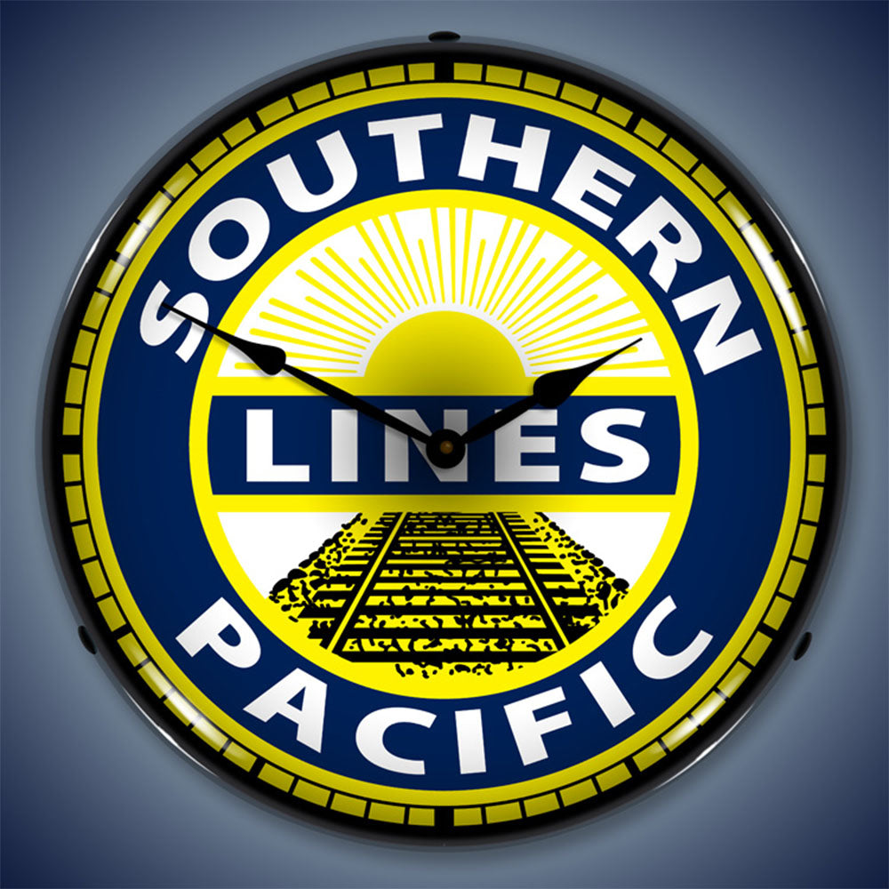 Southern Pacific Lines 14" LED Wall Clock