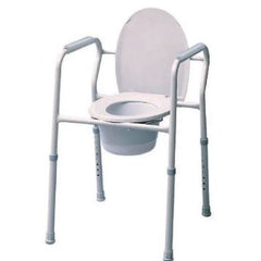 Graham Field Silver Collection 3-in-1 Steel Commode