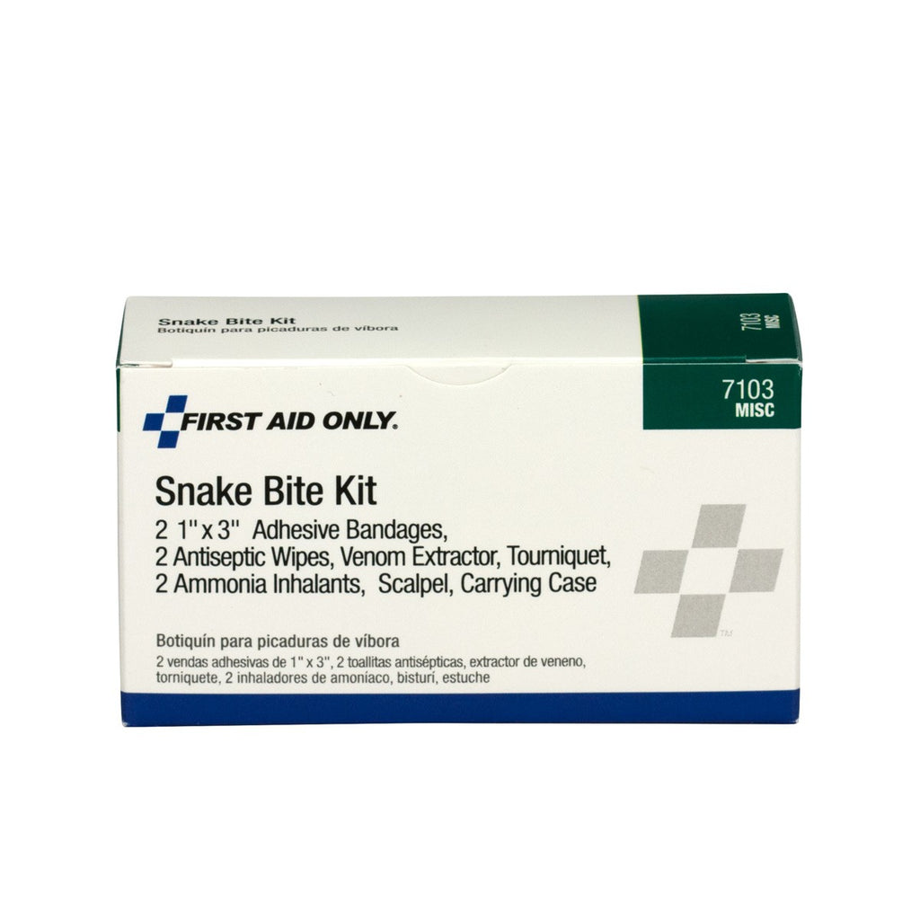 First Aid Only Snake Bite First Aid Kit | 10-Piece Emergency Envenomation Module