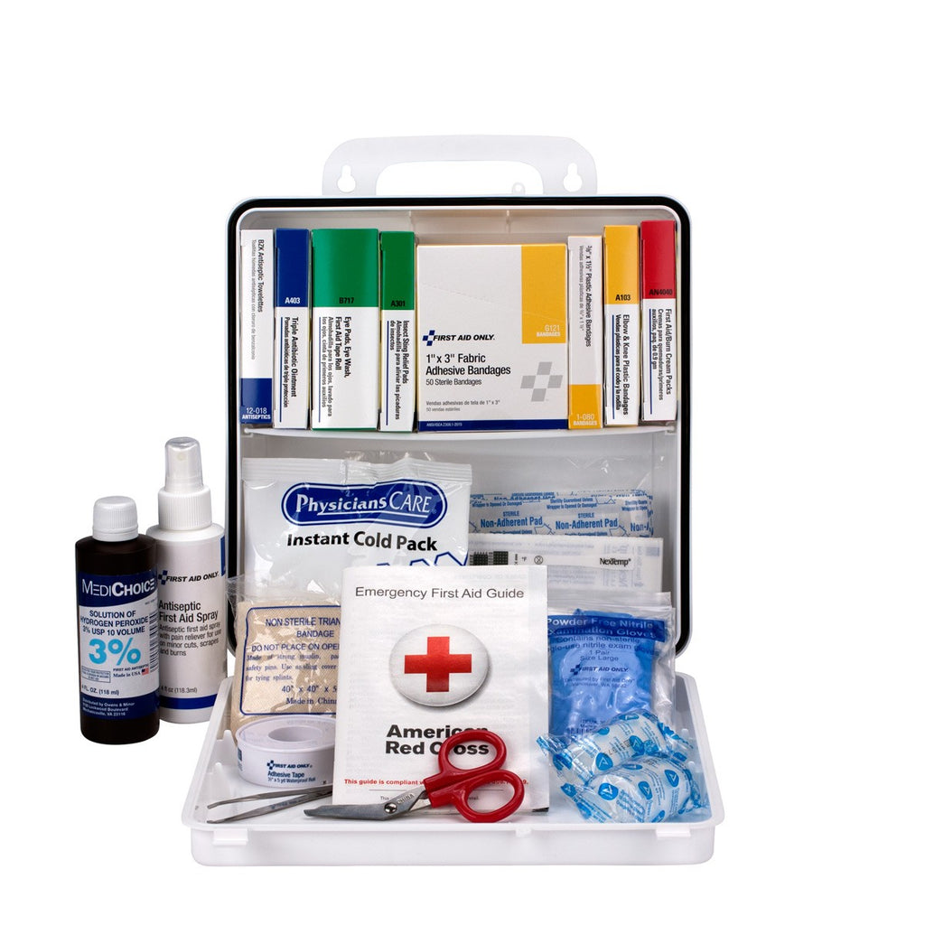 First Aid Only 25-Person Pediatric First Aid Kit | Impact-Resistant Plastic Case