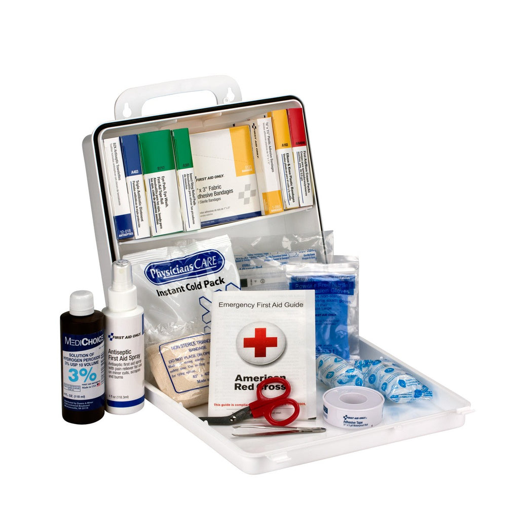 First Aid Only 25-Person Pediatric First Aid Kit | Impact-Resistant Plastic Case