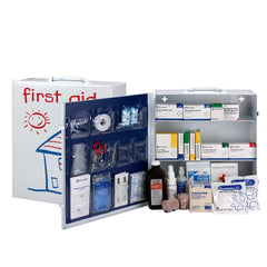 First Aid Only Pediatric 3 Shelf First Aid Metal Station