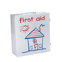 First Aid Only Pediatric 3 Shelf First Aid Metal Station