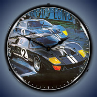 Ford GT-40 14" LED Wall Clock