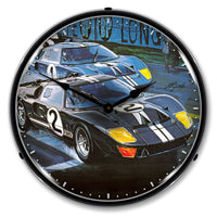 Ford GT-40 14" LED Wall Clock