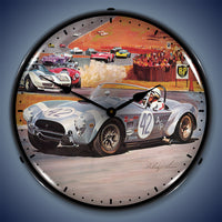 AC Cobra Race 14" LED Wall Clock