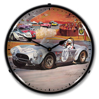 AC Cobra Race 14" LED Wall Clock