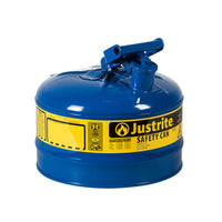 Justrite Steel Type I Safety Can For Oil, 2.5 Gallon