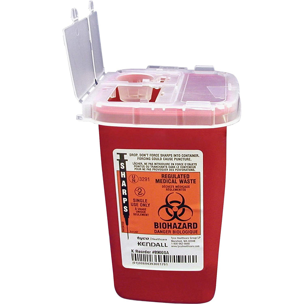 Jorgensen Labs J0886A Sharps Container, 0.5 Liter