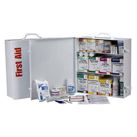 First Aid Only 100 Person, 3 Shelf Industrial Cabinet, Metal Case