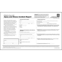 JJ Keller Form 301 Injury and Illness Incident Report