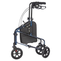 Lifestyle Mobility Aids Rally Lite Aluminum 3 Wheel Folding Walkers