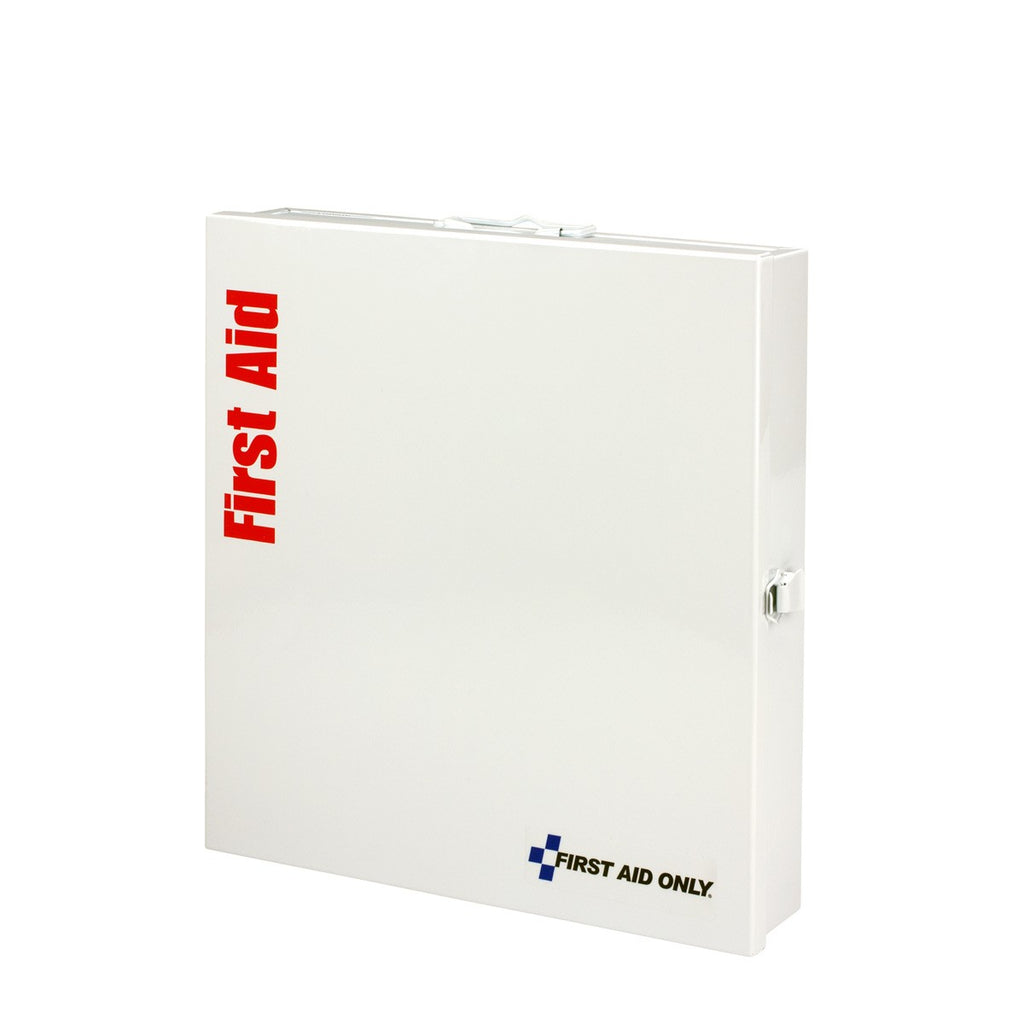 First Aid Only 50-Person Large Metal SmartCompliance Cabinet with Medication